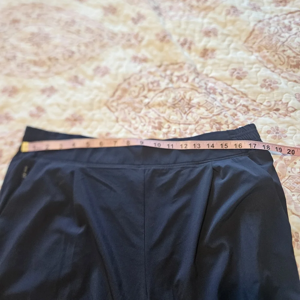 ATHLETA Brooklyn Wide Leg Crop Pant NAVY Size 16 - Picture 4 of 10